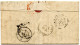 ALLEMAGNE - TOUR ET TAXIS - 6 KR PAIRE SUR LETTRE D'HOMBURG POUR LA FRANCE, 1866 - Covers & Documents
