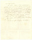 Anjou Revolution Lettre Du Pretre Petit Au Chanoine Manthelon à Angers Sens 1813 TEXTE Sansculottes Parle Captivité - Personajes Historicos