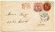 ALLEMAGNE - TOUR ET TAXIS - 3 KR ROSE SUR ENTIER 9 KR DE FRANCFORT POUR LA FRANCE, 1867 - Briefe U. Dokumente