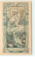N°21309 - Art Nouveau - Pinkawa - MM Vienne N°122 - Jeune Femme Rêvant Assis Près De Nénuphar - Pinkawa