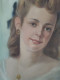 Delcampe - Duilio DONZELLI (1882-1966) Portrait Jeune Femme "Janine Albert Brunet" Huile Sur Panneau 1944 - Oelbilder