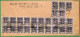 ZA1458 - BURMA - POSTAL HISTORY - Service Stamps On LARGE COVER To LONDON 1948 - Birma (...-1947)