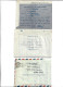 INDIA - LOT OF 3 AEROGRAMME AIRMAIL - CENSORED - Airmail