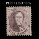 BELGIUM.1863.K.Leopold I.10c.YVERT 14c.USED.P.12 ½ X 13 ½ - 1863-1864 Médaillons (13/16)