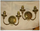 Ancienne Paire D'appliques Murales - Cuivre Et Laiton # 3-16/29 - Lighting & Lampshades