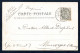 RC 27114 ALGERIE 1903 - 1c TYPE BLANC OBL. MUSTAPHA ALGER SUR CARTE POSTALE AU TARIF IMPRIMÉ POUR LA FRANCE - Lettres & Documents