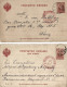 EMPIRE RUSSE :  2 Entiers De 3 Kon De 1890 Et 1891 . Bon état Général. - Stamped Stationery