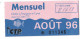 BILLET TICKET ENTREE TRANSPORT AUTOBUS TRANSPORTS PERPIGNAN 66 PYRENEES-ORIENTALES LOT DE 4 TICKETS - Europa