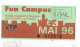 Delcampe - BILLET TICKET ENTREE TRANSPORT AUTOBUS TRANSPORTS PERPIGNAN FUN CAMPUS 66 PYRENEES-ORIENTALES LOT DE 4 TICKETS - Europa