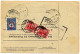 ALLEMAGNE - EMPIRE - 10 PF X2 + 1 M X2 + TURQUIE 1 PIASTRE SUR PAKETKARTE DE  SCHMOLLN POUR CONSTANTINOPLE, 1916 - Lettres & Documents