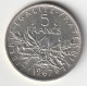 5 Francs Argent 1967 - Silver - - 5 Francs