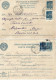 URSS : 2 Entiers Postaux De 1939 Avec Complément De Valeurs. - Lettres & Documents