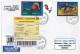 NCP 13 - 72020-a FISHES, Romania - INTERNATIONAL Registered, Stamp With TABS - 2011 - Cartas & Documentos