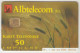 ALBANIA - Wheat ,CN: Orange, 09/01, Tirage 205.000, 50 U, Used - Albanië