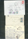 Delcampe - FRANCE Lot De 45 Lettres Ou CP Taxées Années 70/80 - 1960-.... Lettres & Documents