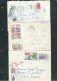 Delcampe - FRANCE Lot De 45 Lettres Ou CP Taxées Années 70/80 - 1960-.... Lettres & Documents