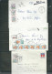 Delcampe - FRANCE Lot De 45 Lettres Ou CP Taxées Années 70/80 - 1960-.... Lettres & Documents