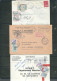 Delcampe - FRANCE Lot De 45 Lettres Ou CP Taxées Années 70/80 - 1960-.... Lettres & Documents