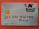 DATACARD GROUP BANKWELL FINANCIAL TEST CARD N° Behind Smart Demo (BA0415 - Tarjetas De Crédito (caducidad Min 10 Años)