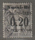 NOSSI-BE - TAXE - N°1 Obl (1891) 20c Sur 1c Noir - Signé - - Usados