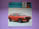 Automobilia Fiche Auto-Rallye 1977 Volkswagen Scirocco Allemagne - Coches