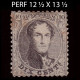 BELGIUM.1863.K Leopold I.10c.YVERT 14C.MNG.PERF 12 ½ X 13 ½   NO GUM - 1863-1864 Medallones (13/16)