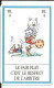 Carte Jeu Illustrée, Football - Chat En Tenue De Sport, Souris, Arbitre, Ballon, Fair-play - Federation Française FFF - Kartenspiele (traditionell)