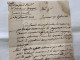 DOCUMENTO MANOSCRITTO LETTERA CONTEA GOVERNO DI CECCANO INIZIO 800. - Manuscrits