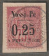 NOSSI-BE - TAXE - N°17 Oblitéré Sur Fragment (1891) 25c Sur 75c Rose - Signé - - Used Stamps