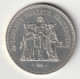 50 Francs Hercule Argent 1974 - Silver - - 50 Francs