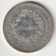 50 Francs Hercule Argent 1974 - Socle Large - Silver - - 50 Francs