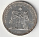 50 Francs Hercule Argent 1974 - Socle Large - Silver - - 50 Francs