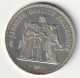 50 Francs Hercule Argent 1974 - Socle Large - Silver - - 50 Francs