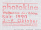 Meter Cover Germany 1990 Photokina - Worlds Fair Of Image - Fotografía