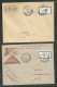 FRANCE 1955 Lot De 5 Enveloppes Cours D'instruction Recommandés, Taxes, Contre Remboursement - Fictifs