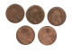 603/ Grande-Bretagne : Edward VII : 5 X 1 Penny : 1902 - 1904 - 1905 - 1906 - 1907 - Andere & Zonder Classificatie