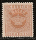 MACAO - N°9 * (1884) 300r Brun - Ongebruikt