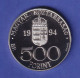 Ungarn Silbermünze 500 Forint Europäische Integration 1994 PP - Hongrie