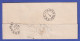 Hessen Brief Mit Schwarzem Zweikreisstempel CASSEL 1857 - Other & Unclassified