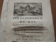 Delcampe - 6 ORDONNANCES DU ROI XVIIIème (1783-1786) - 1701-1800