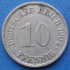 GERMANY - 10 Pfennig 1904 A KM# 12 Empire (1871-1918) - Edelweiss Coins - 10 Pfennig