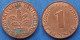 GERMANY - 1 Pfennig 1950 D KM# 105 Federal Republic Mark Coinage (1946-2002) - Edelweiss Coins - 1 Pfennig