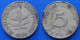 GERMANY - 5 Pfennig 1950 D KM# 107 Federal Republic Mark Coinage (1946-2002) - Edelweiss Coins - 5 Pfennig