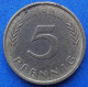 GERMANY - 5 Pfennig 1981 G KM# 107 Federal Republic Mark Coinage (1946-2002) - Edelweiss Coins - 5 Pfennig