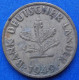 GERMANY - 10 Pfennig 1949 F KM# 103 Federal Republic Mark Coinage (1946-2002) - Edelweiss Coins - 10 Pfennig