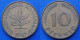 GERMANY - 10 Pfennig 1967 F KM# 108 Federal Republic Mark Coinage (1946-2002) - Edelweiss Coins - 10 Pfennig