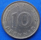 GERMANY - 10 Pfennig 1996 D KM# 108 Federal Republic Mark Coinage (1946-2002) - Edelweiss Coins - 10 Pfennig