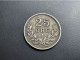 1910 W Sweden 25 Ore Silver Coin .60, VF Very Fine - Suède
