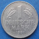 GERMANY - 1 Mark 1991 F KM# 110 Federal Republic Mark Coinage (1946-2002) - Edelweiss Coins - 1 Mark