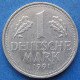 GERMANY - 1 Mark 1991 F KM# 110 Federal Republic Mark Coinage (1946-2002) - Edelweiss Coins - 1 Marco